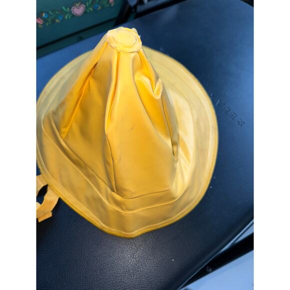 VINTAGE RAINSKINS YELLOW RAIN HAT SOU’WESTER - Picture 4 of 7